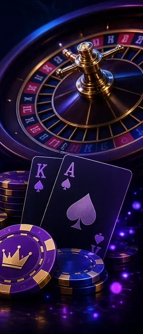 Ruleta, cartas y fichas de YourLoot Casino